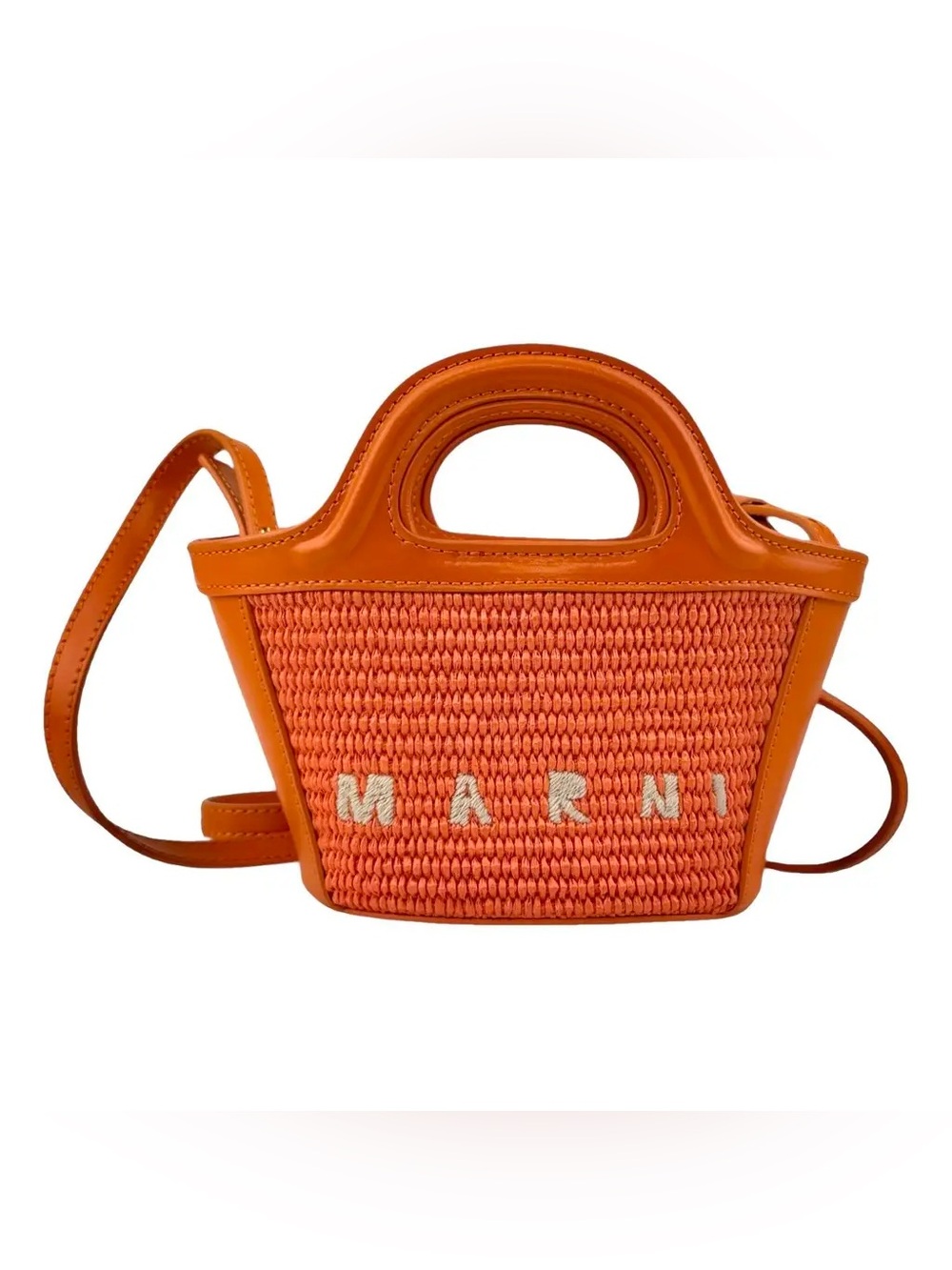 MARNI Tropicalia Micro Bag Orange